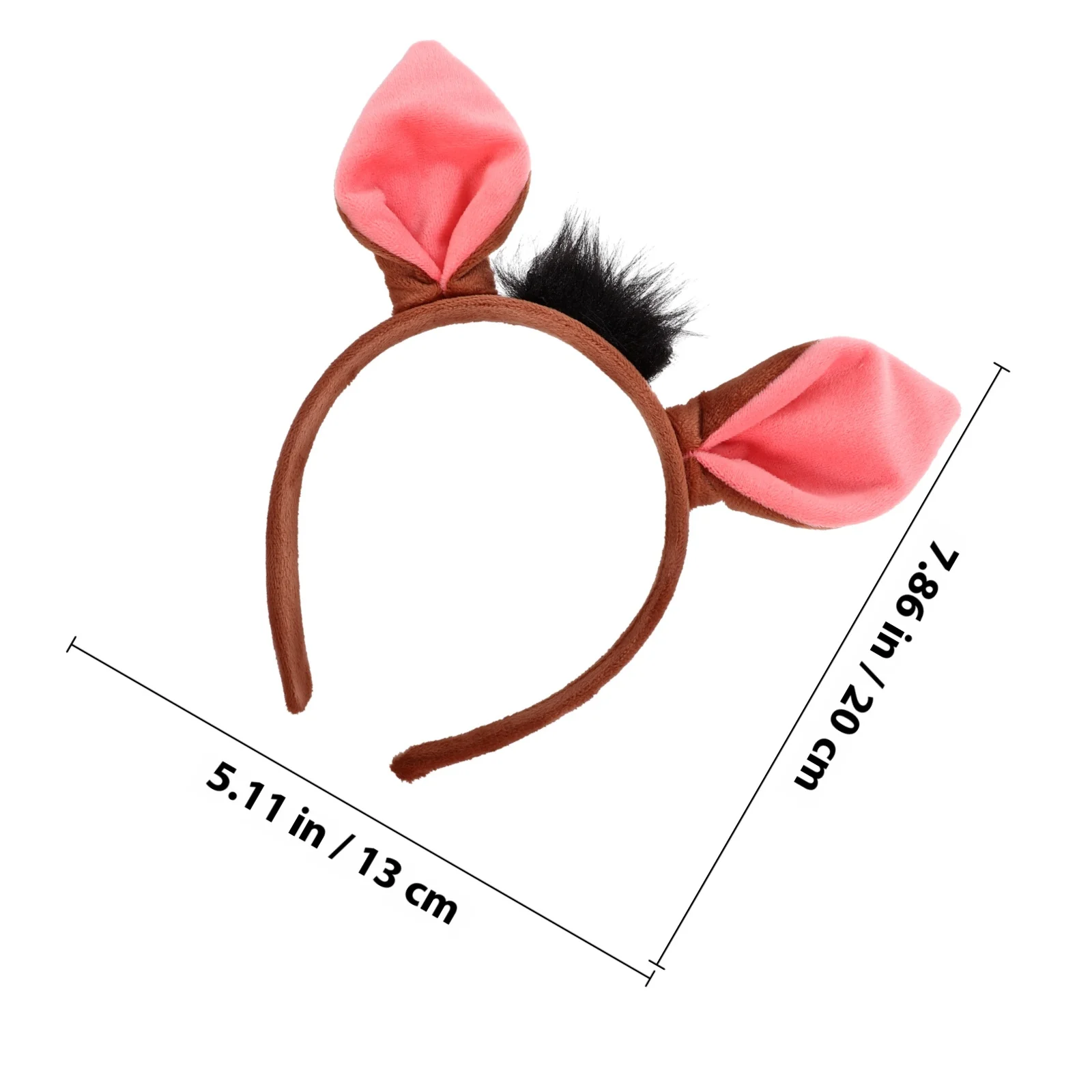 1 セットコスプレ豚耳ヘッドバンドボウタイ偽鼻尾動物コスチュームアクセサリーパーティーロールプレイステージパフォーマンス