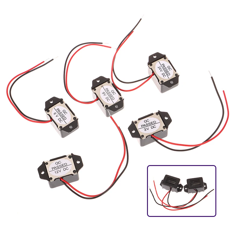 Mini Electronic Alarm Buzzer 2315 Active Mechanical 3V 6V 9V 12V 85dB - Compact Size For Security And Alarm Systems