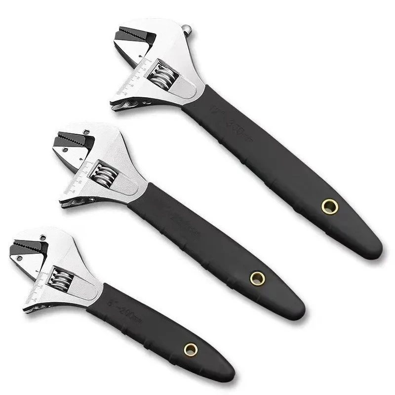 

Многофункциональный ключ для ванной комнаты с живым ртом, быстрый ключ с храповым механизмом, трубный ключ двойного назначения, инструмент для механической мастерской