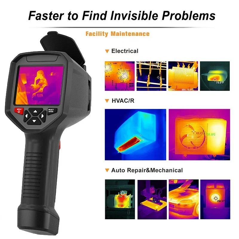 HT-H38 Infrared Thermal Imager 384 X 288 Thermographic PCB Circuit Electrical Maintenance Heat Image Thermal Camera