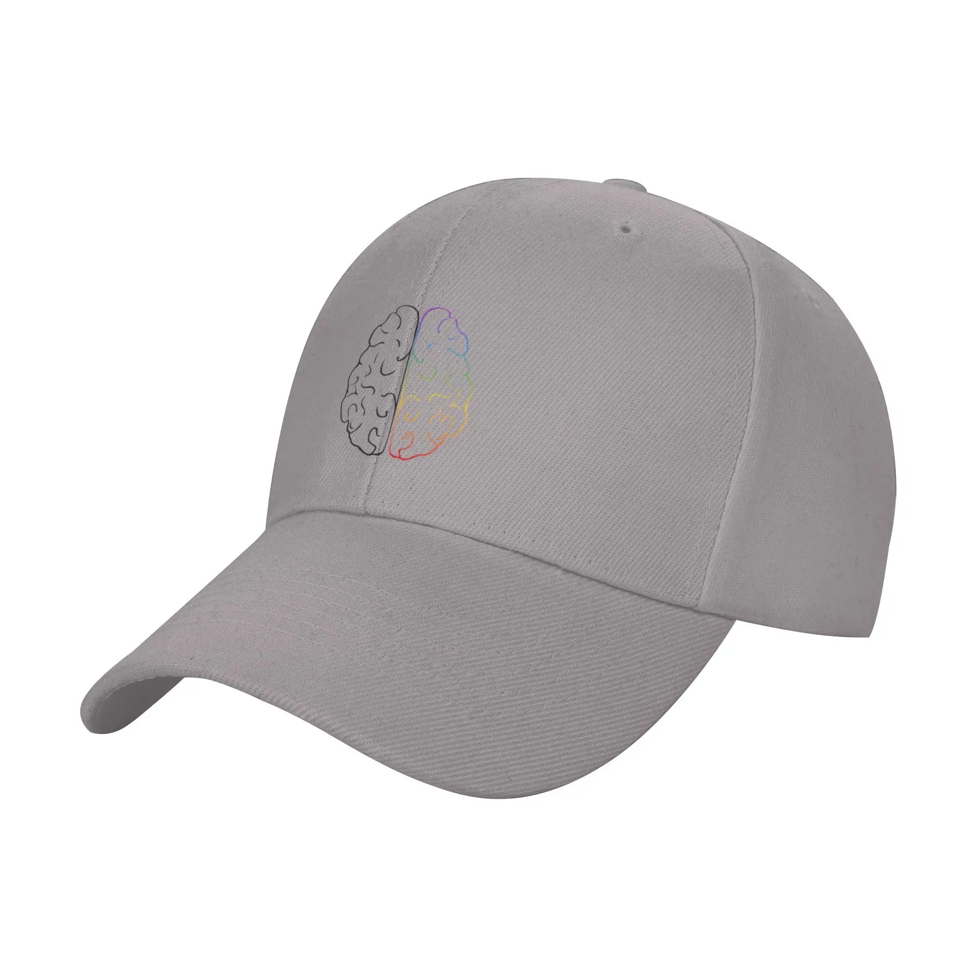 Hot Sale Neurodivergent rainbow brain  vector Baseball Cap  Fashionable Brand Cap  Sunshade Activity Brand Cap