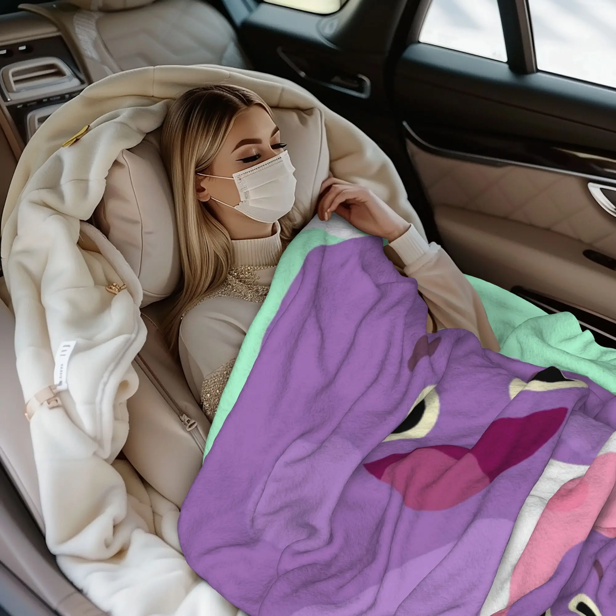 Bumbles Educational Cartoon Nums Blanket Humble Flannel Awesome Warm Throw Blanket for Bedding Lounge All Season Travel
