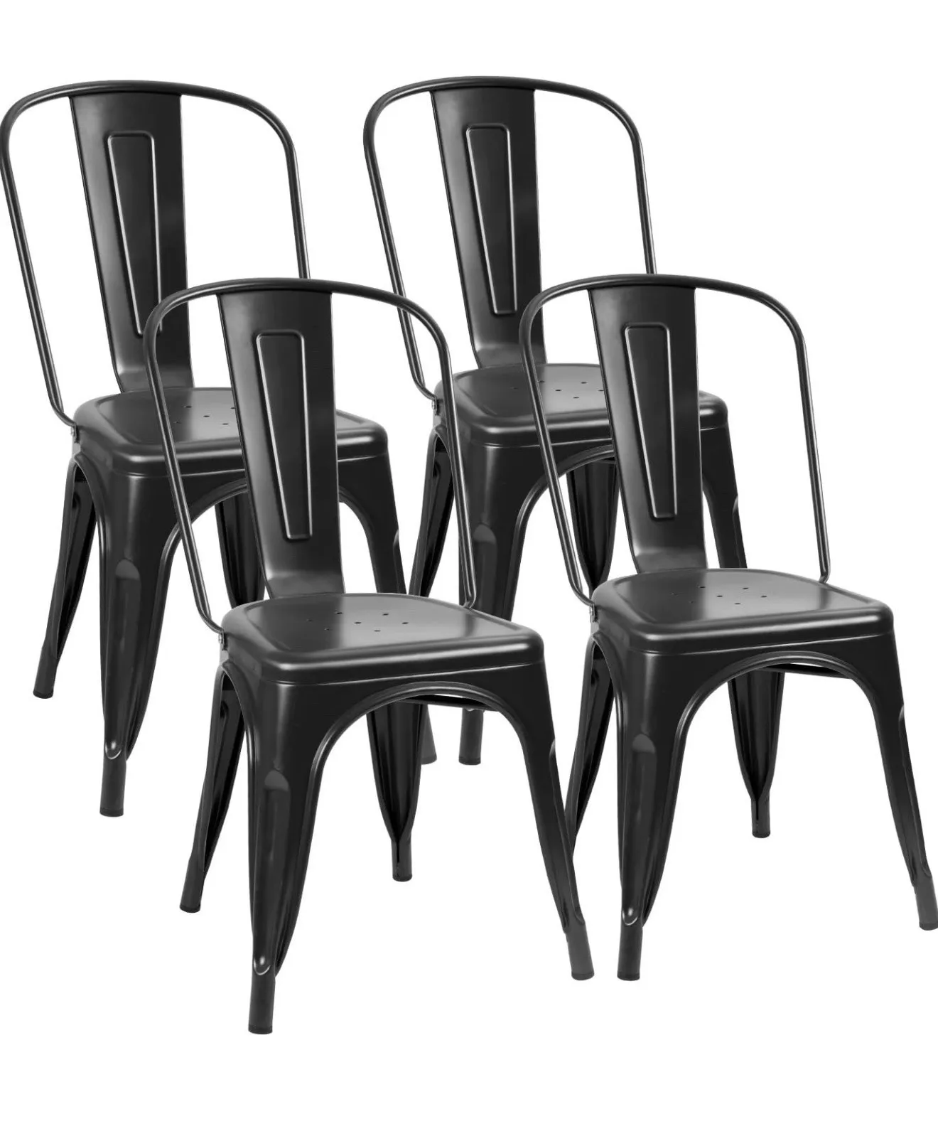 Set Of 4 Metal Dini…