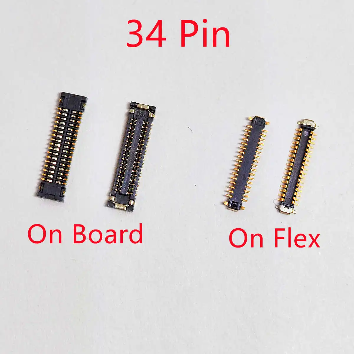 5Pcs LCD Display Screen Flex FPC Connector For LG K40s X430 LM-X430 X430EMW Plug On Board/Cable 34pin