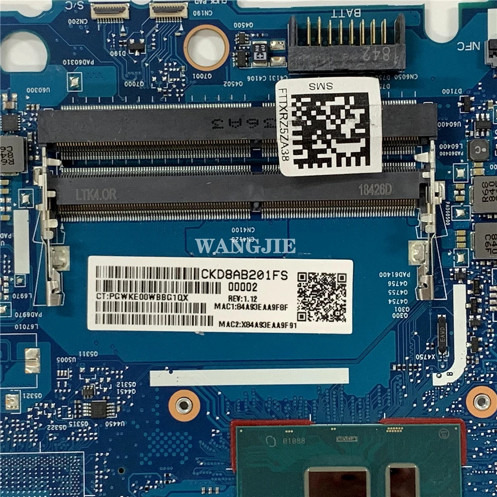 Imagem -05 - para hp Probook 650 g4 L24847001 6050a2930001 com I57200u Hsn-i14c Laptop Motherboard Cpu Ddr4 L24847601 6050a2930001-mb-a0