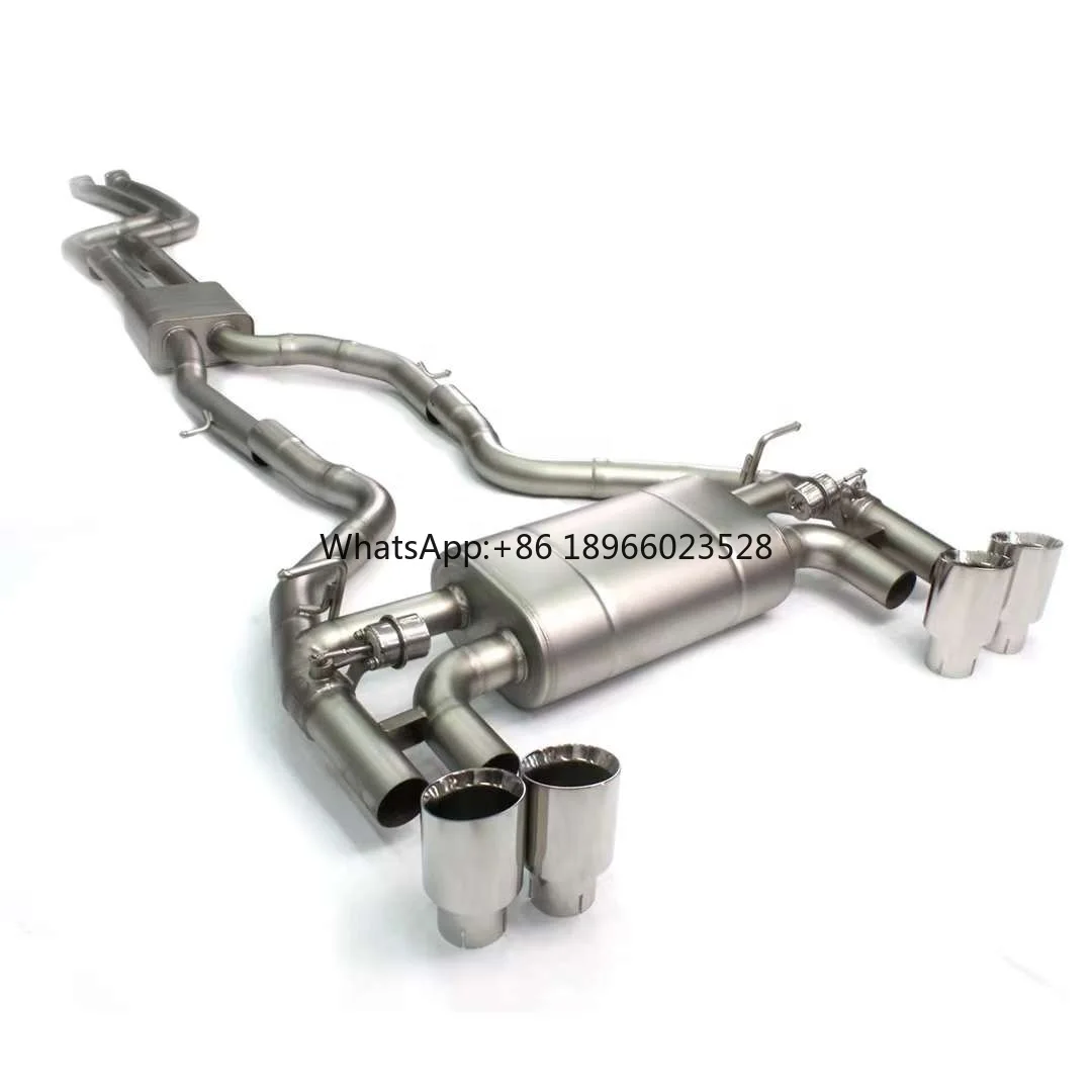 304 stainless steel or titanium alloy catback for BMW M2C S55 3.0T twin turbo exhaust catback