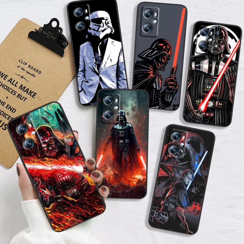 Heroic S-Star W-Wars Cool Robot For OPPO Find X6 X5 X3 A54S A5 A94 A16 A53S A57 A74 A72 A98 A78 A96 A9 5G Black Back Phone Case