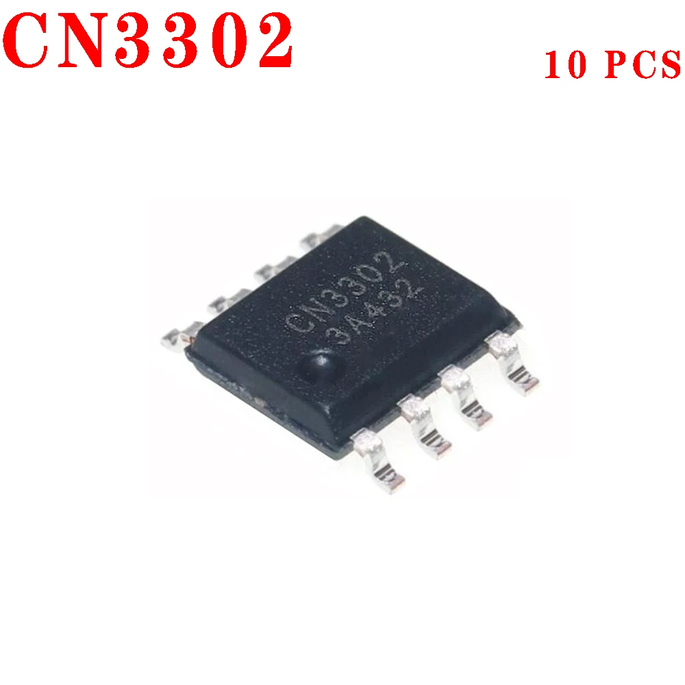 10PCS CN3302 SOP8 Lithium Battery Charge Management Chip IC