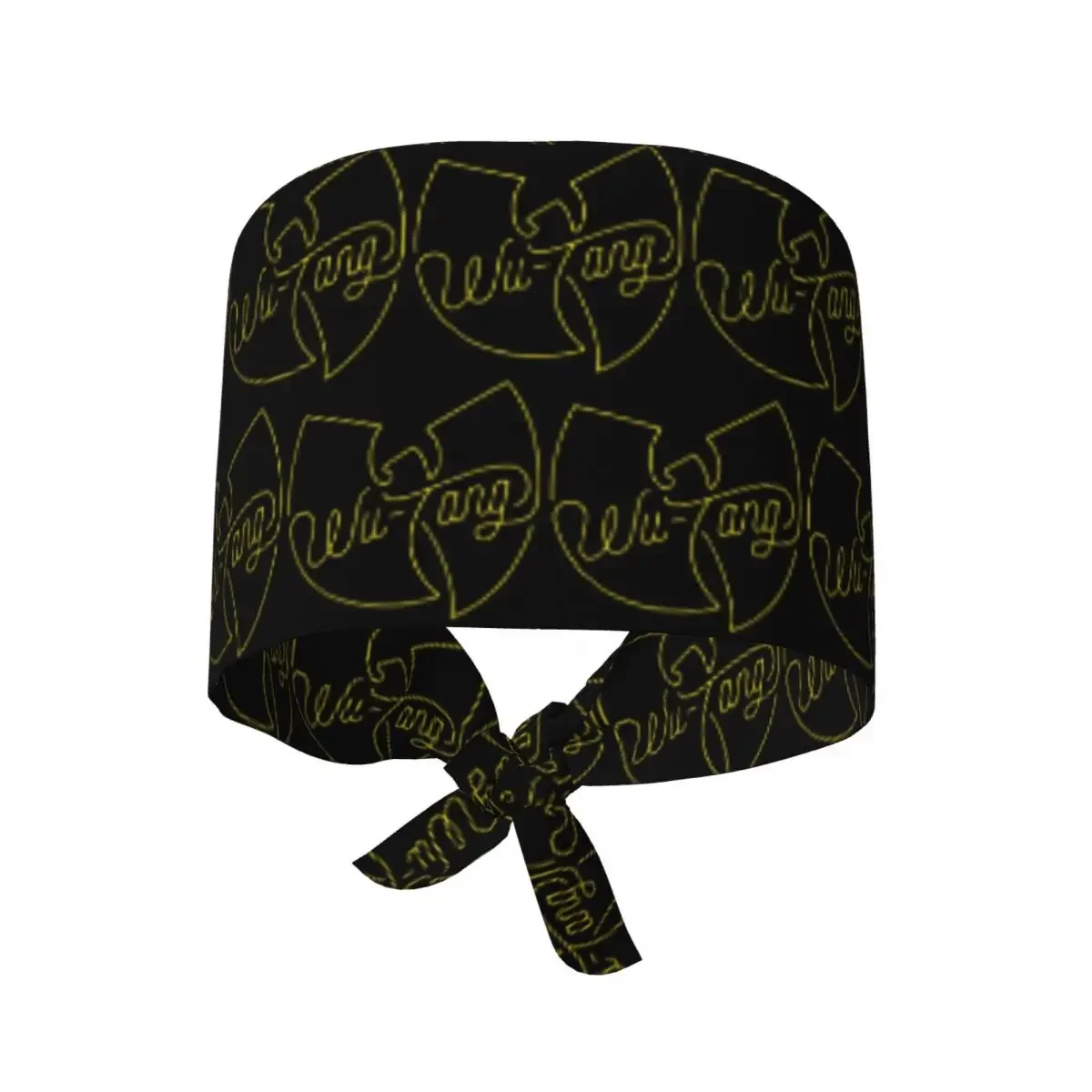 Wu Tang Clan Print Scrub Hat Doctor Working Surgical Cap Unisex Adjustable Nursing Caps for Dentist