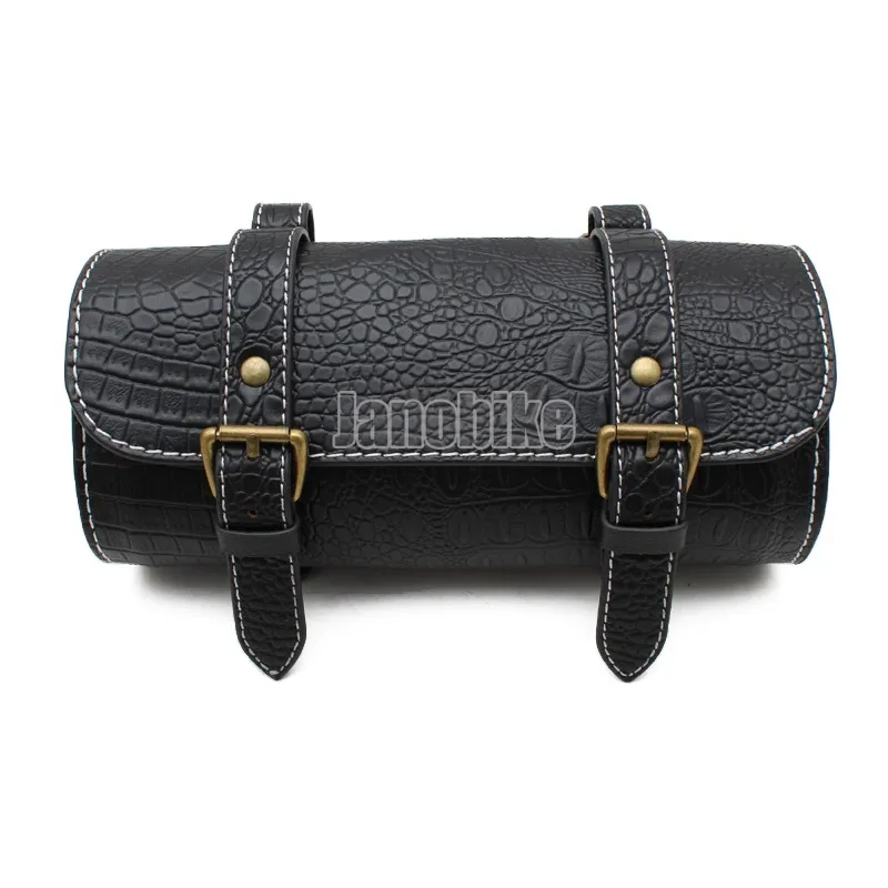 Motorcycle Universal Bag Saddlebags PU Leather Front Fork Tail Tool Bag Luggage For Harley  Sportster CM300 500