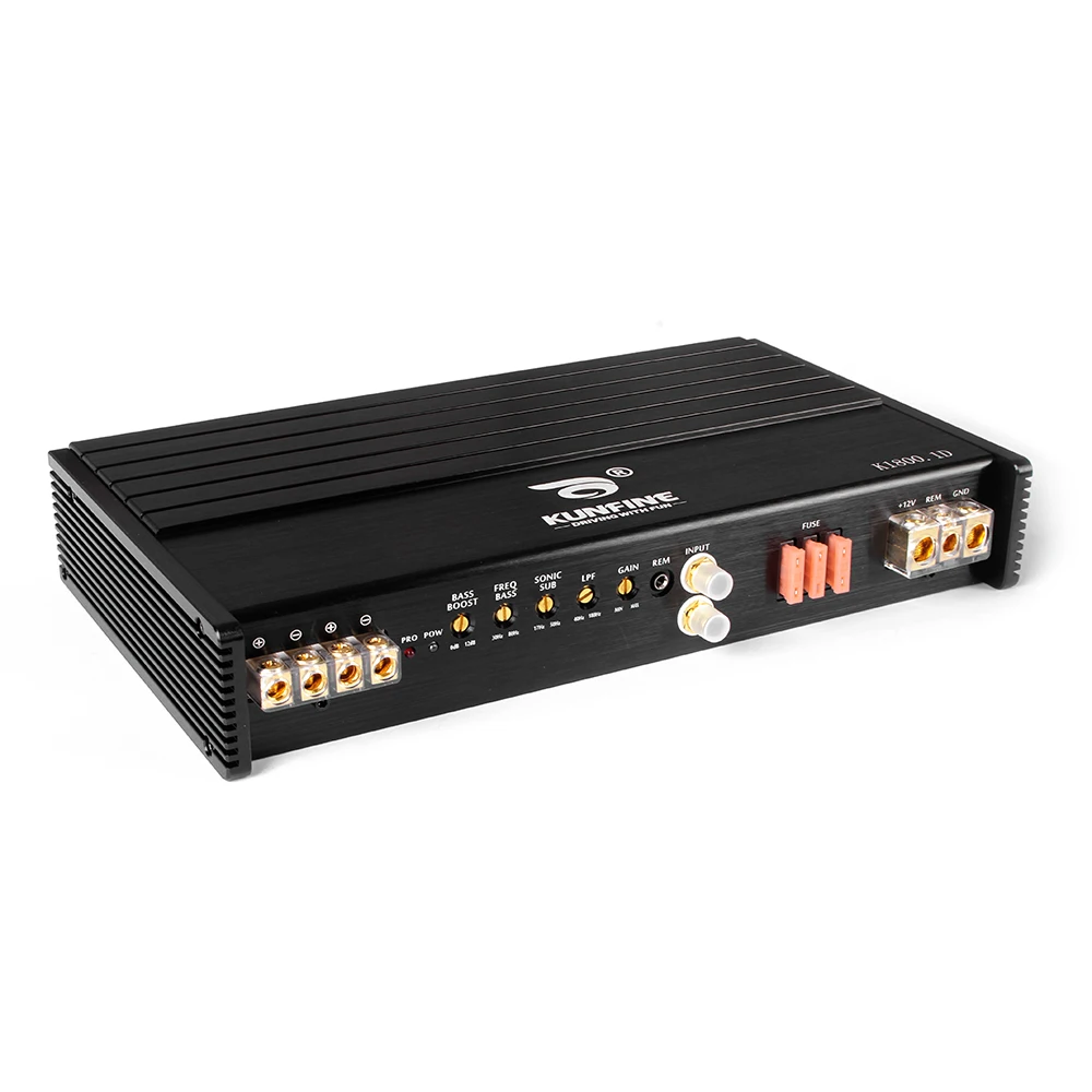 Car Audio Modification 1800W Class D Single-channel Audio Power Amplifier Bass Power Amplifier Car Speaker