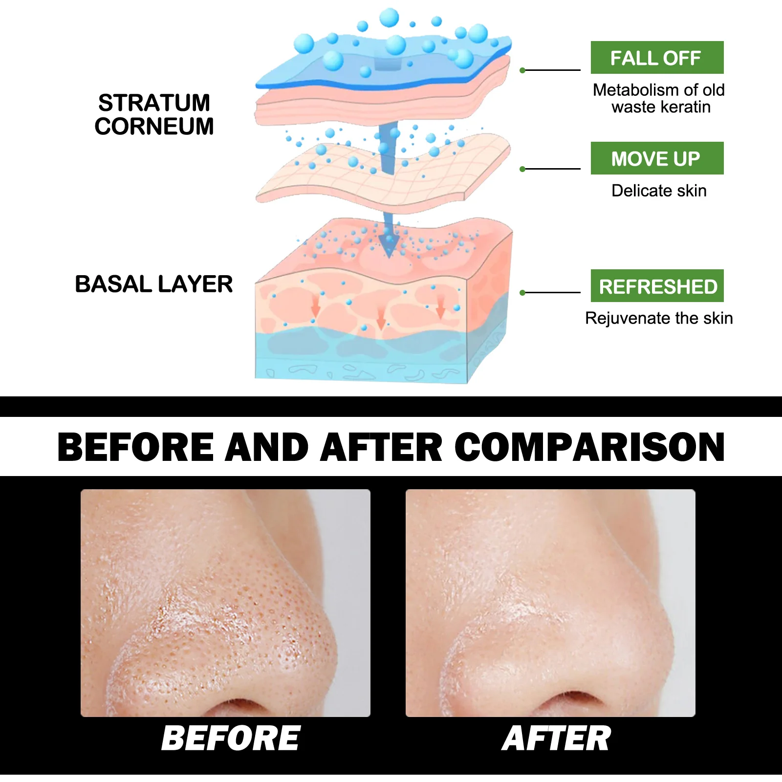 الخيزران الفحم مزيل الرؤوس السوداء قناع التنظيف العميق تنقية تقليص المسام كريم السيطرة على النفط مقشر قشر قناع طمي العناية بالبشرة #4
