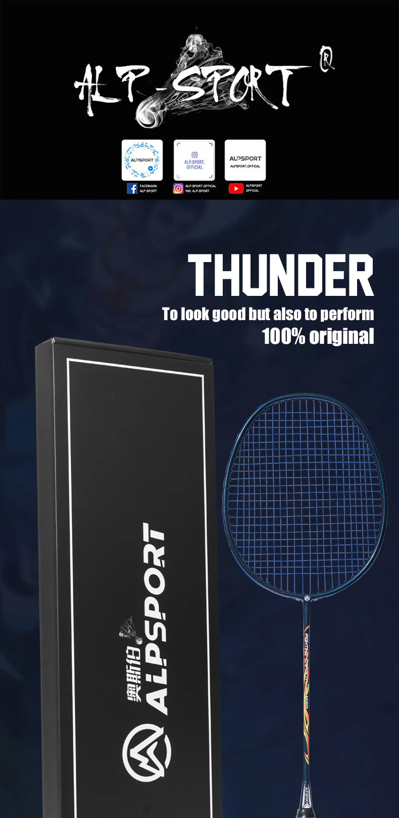 ALP LT 2 Teile/los 100% Carbon Faser Elastische 4U 30Lbs Schläger Offensive und Defensive Professionelle Badminton Schläger Mit Tasche – Detail 3