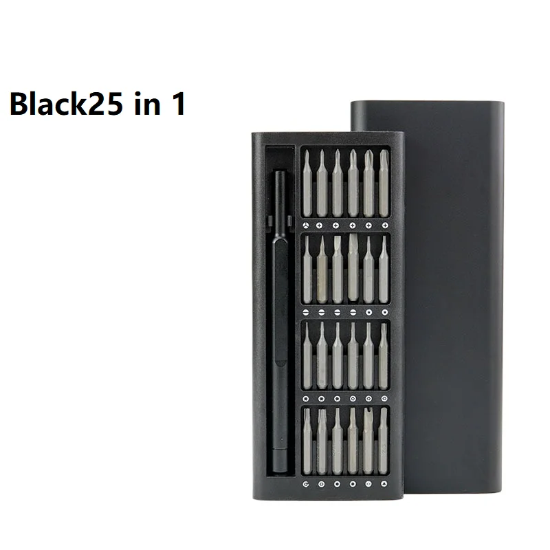 25 In 1 Black Alumi…
