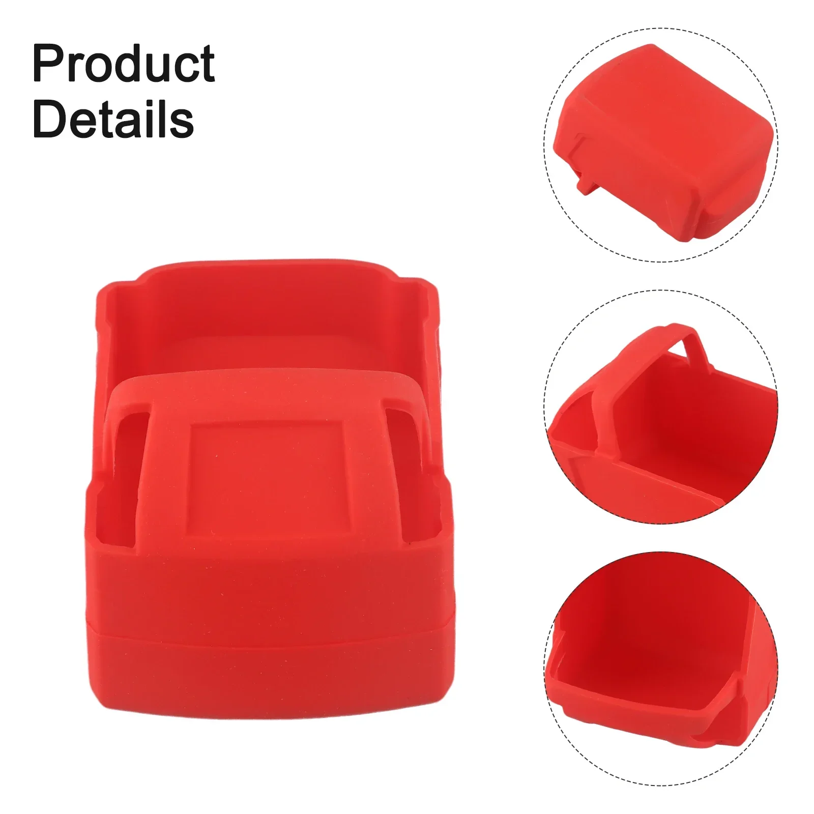 

1PCS Silicone Protective Cover Case Silicone Protect Case For 18V 3.0 4.0 5.0 Battery 12X8.5X7.5cm Battery Protective Cover