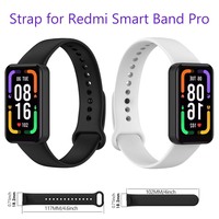 Watch Strap for Redmi smart band pro Wristband Silicone Bracelet Wrist Straps For Xiaomi Redmi Band Pro Smartwatch Accessories