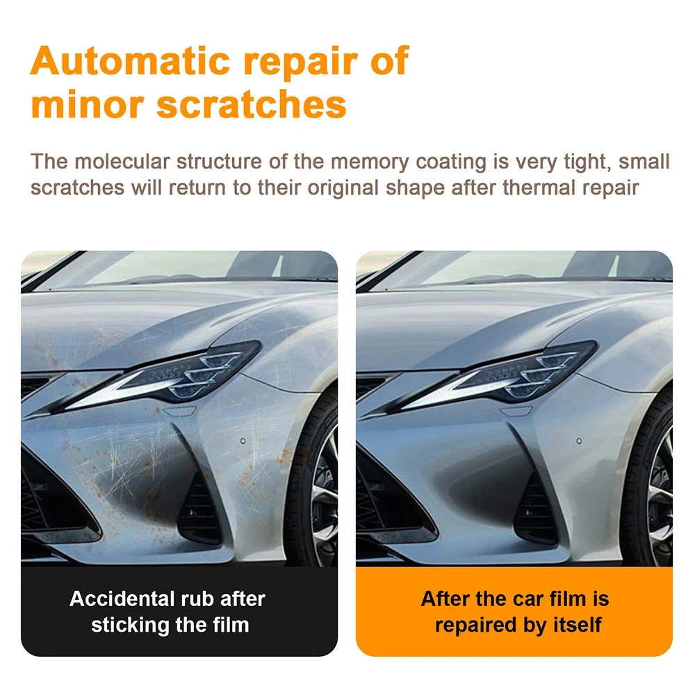 TPU Paint Protection Film For Lexus RC 300 350 2019-2025 Pre-cut PPF Anti-Scratch Car Body Clear Bra Resistant Repairable Cover