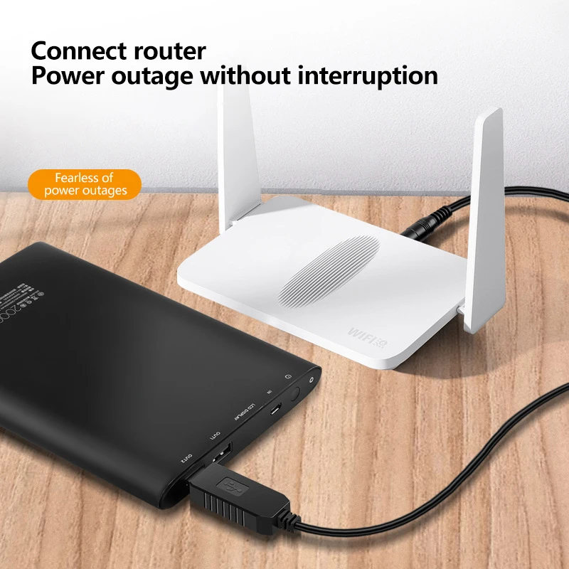 5V to 9V or 12V USB Power Boost Line; Step Up Module for Router Adapter; USB Charging Wire Accessory