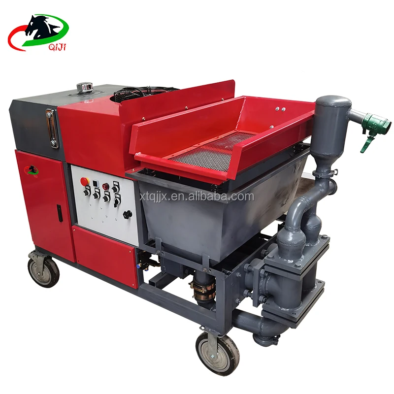 Hot Selling 220V Retail Construction Cement Plaster Sand Mortar Spray Machine Large Power New Engine Motor for construction site