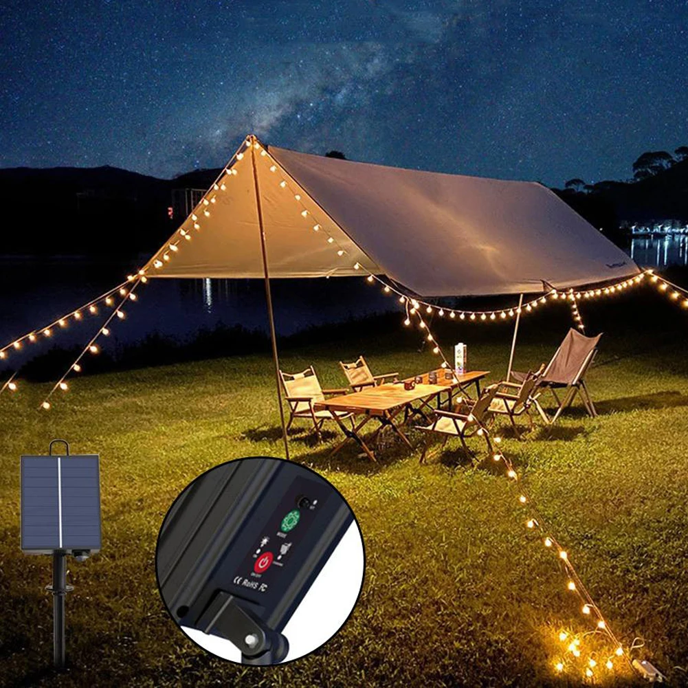 1–5 Stück Solarpanel-Controller mit Fernbedienung für Weihnachtsgarten, LED-String, Kupferlicht