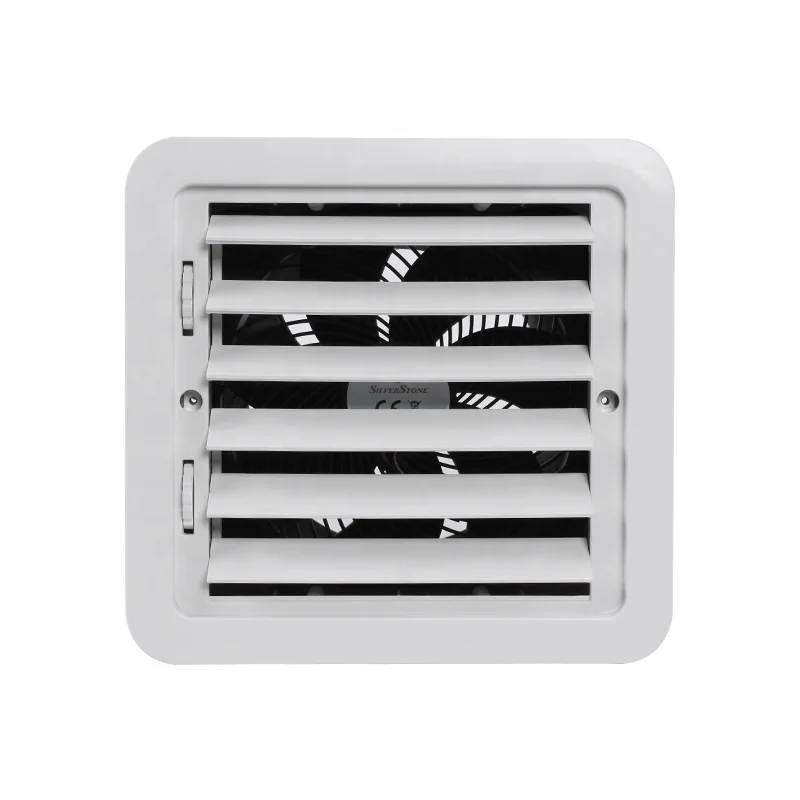 

12V 3W White with Insect Net Adjustment Opening Manual Adjustable Air Vent Heat Dissipation Caravan Vent Exhaust Fan