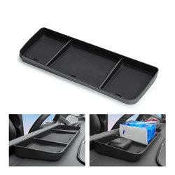 for Xpeng G9 2023 2024 Car Dashboard Tray Center Console Hidden Storage Box Behind Screen Accessories Organizer Tidying