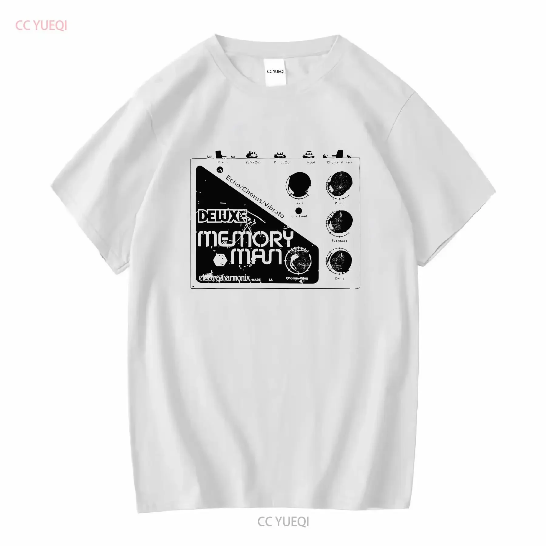 EHX Electro Harmonix Memory Man Deluxe Pedal Camiseta de manga larga o corta vintage Lavado Ropa de diseñador ligeramente estirada