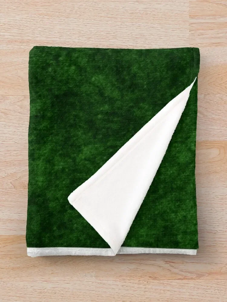 Emerald Green Grass Velvet | Texture Throw Blanket Sleeping Bag valentine gift ideas Vintage Blankets