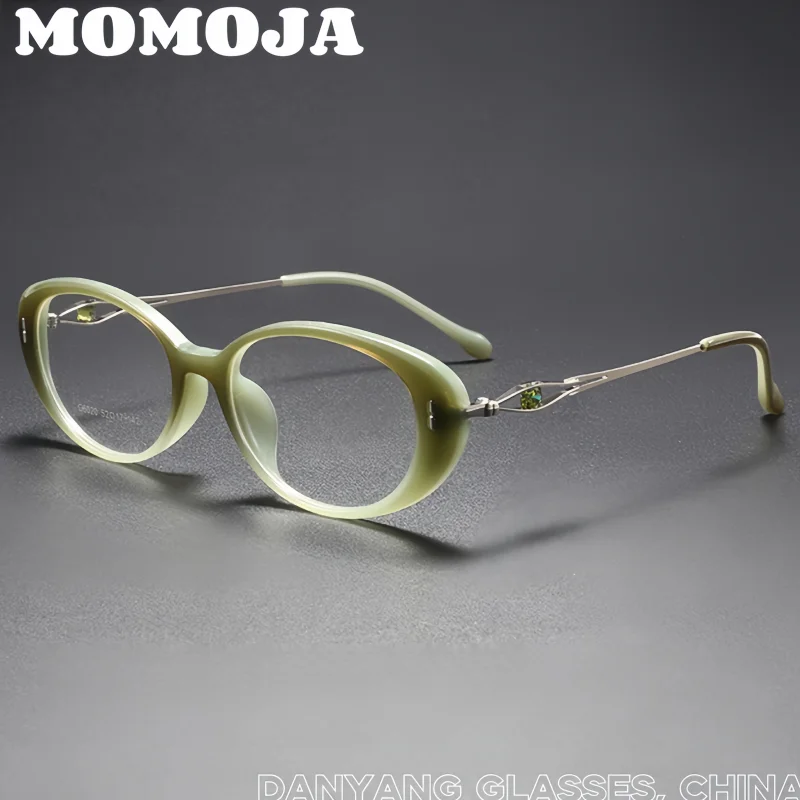 

New Fashion Cat-eye TR90 Alloy Personality Glasses Frame Color Matching Women with Myopic Anti-blue Photochromic Eyewear F6020