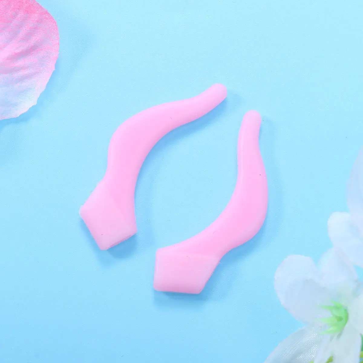 Universal Fit Eyeglasses Strap and Ear Hook Grip Set Soft Elastic Silicone Glasses Holder Anti Fall Retainer for Active