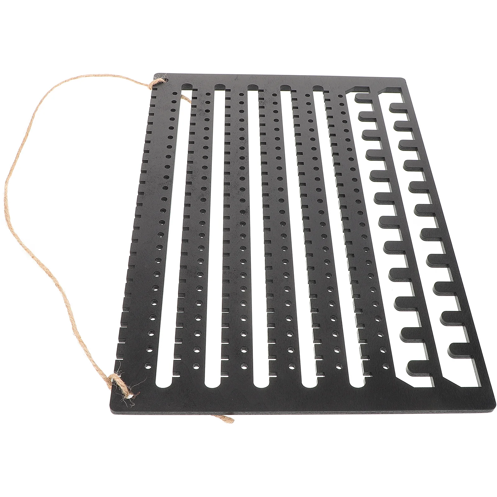 

Wooden Wall Mounted Jewelry Organizer Large Capacity Storage Rack For Earrings Necklaces Brooch Pins Dangle Drop Studs