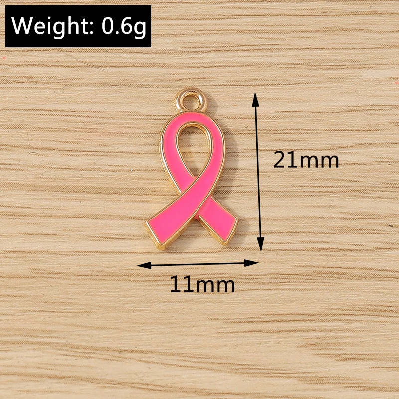 10pcs 11x21mm Cute Enamel Ribbon Bow Charms Pendants for Jewelry Making DIY Earrings Necklace Bracelets Handmade Crafts Supplies