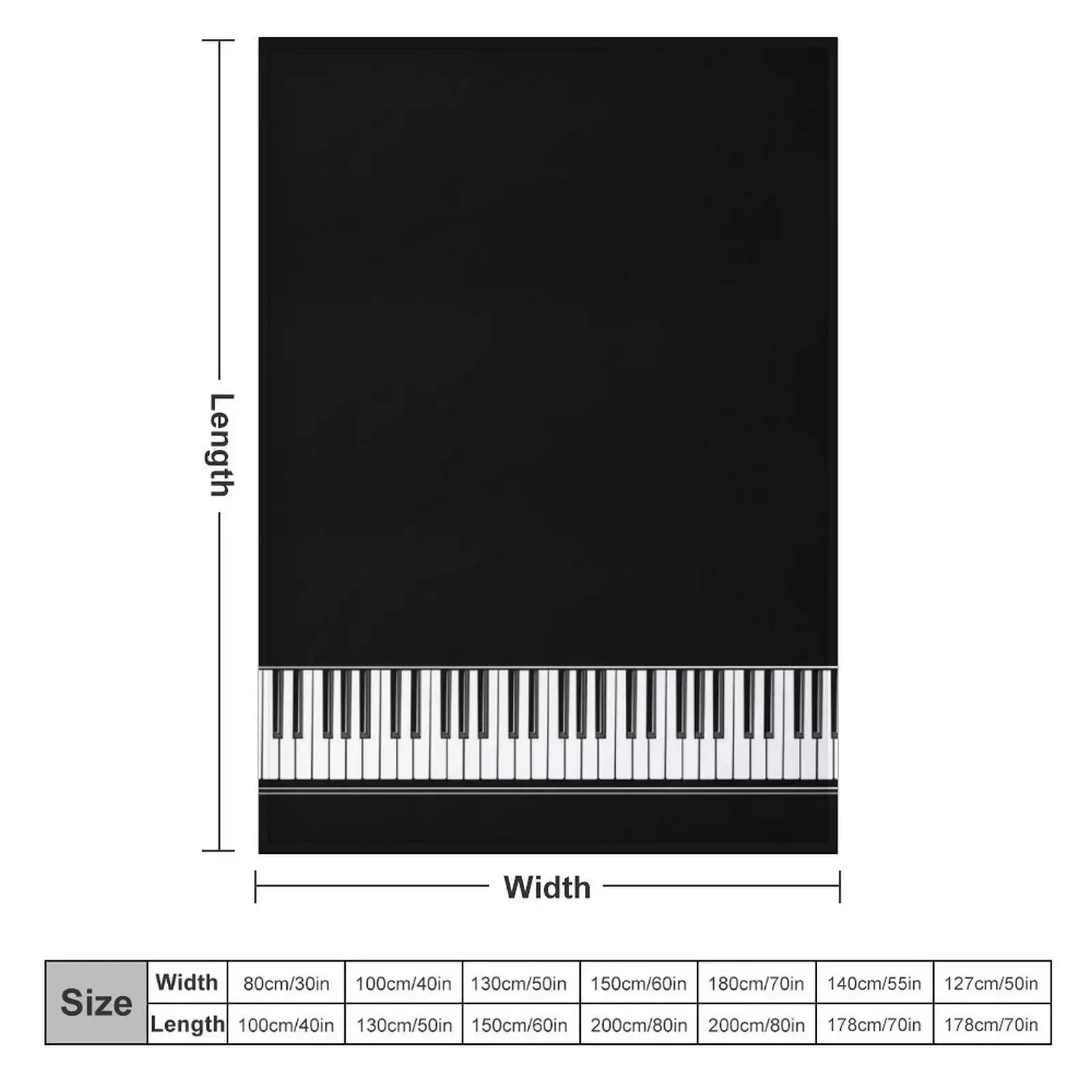 grand piano Throw Blanket Hair For Sofa Thin Cute Plaid Shaggy Blankets