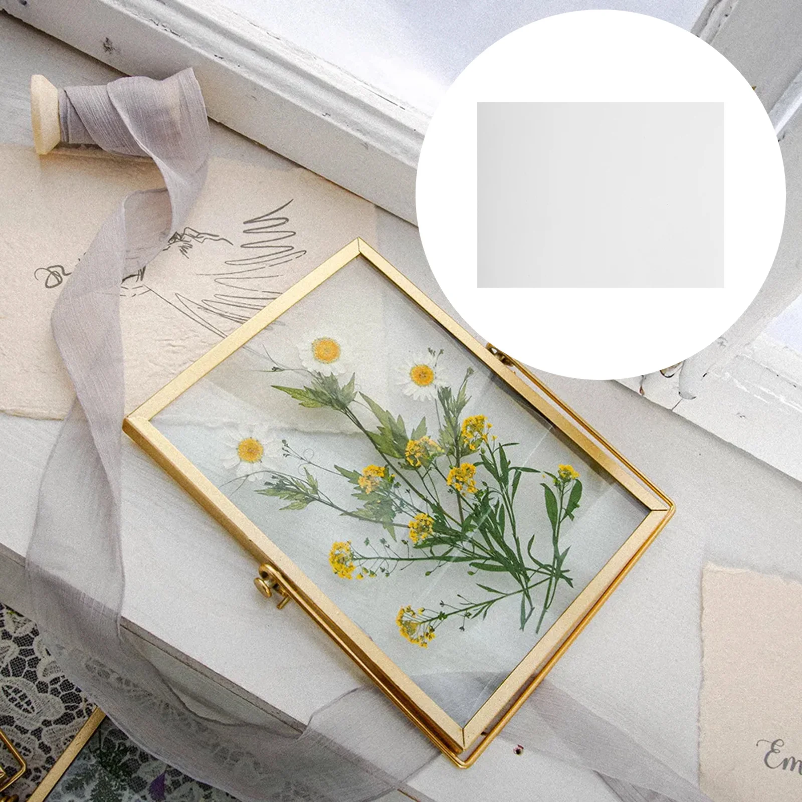 

6Pcs Flower Pressing Boards Plant Cotton Drying Sheets Superior Moisture Absorption for DIY Crafting Dried Flowers Herbarium