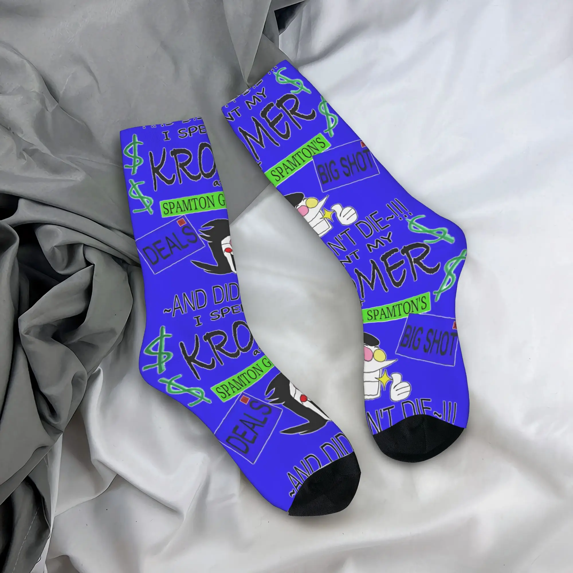 

Spamton NEO Deltarune Game Socks Fashion Stockings Men's Warm Soft Climbing Socks Winter Custom Anti Bacterial Socks