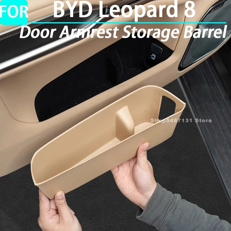 

Car Door Armrest Storage Barrel Door Handle Container Holder Box for BYD Leopard 8 Interior Accessories 2025