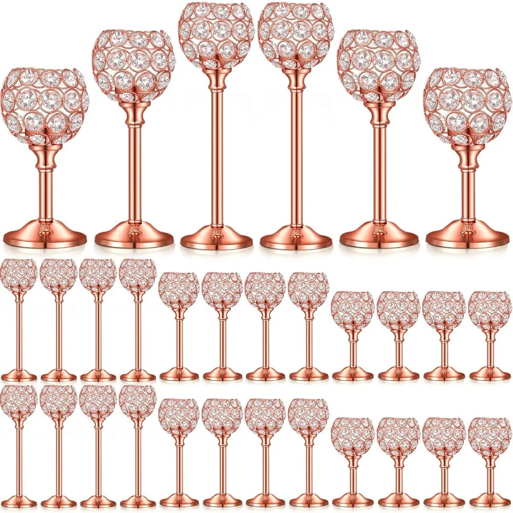 Imagem -03 - Decoração Home Candle Holders Castiçais para Velas Candelabro Decorações Titular Decoração