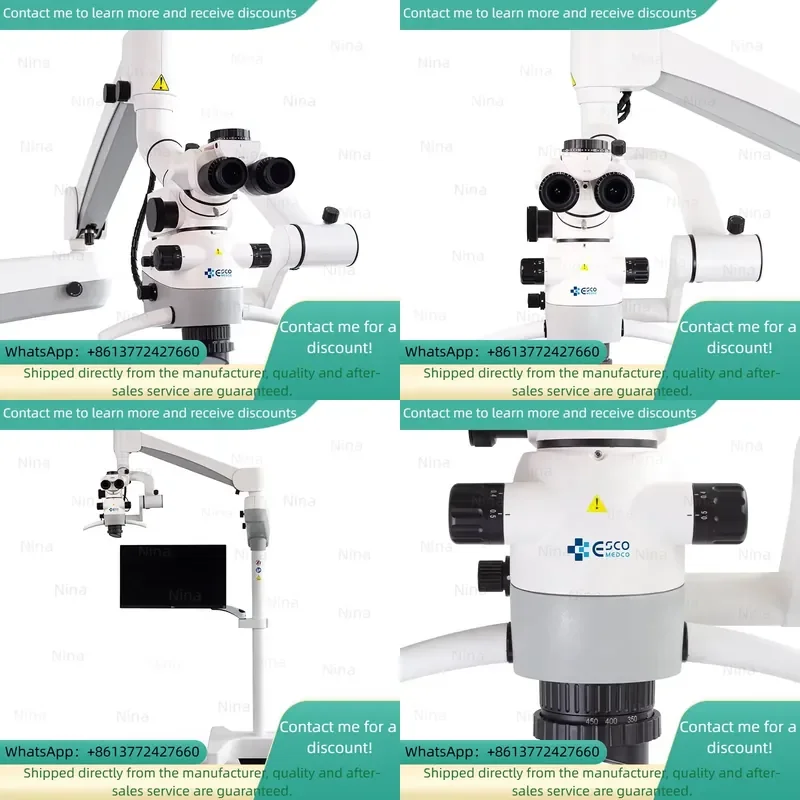 Cheap 3d Microscope with Automatic Zoom Binocular and Camera for Surgery