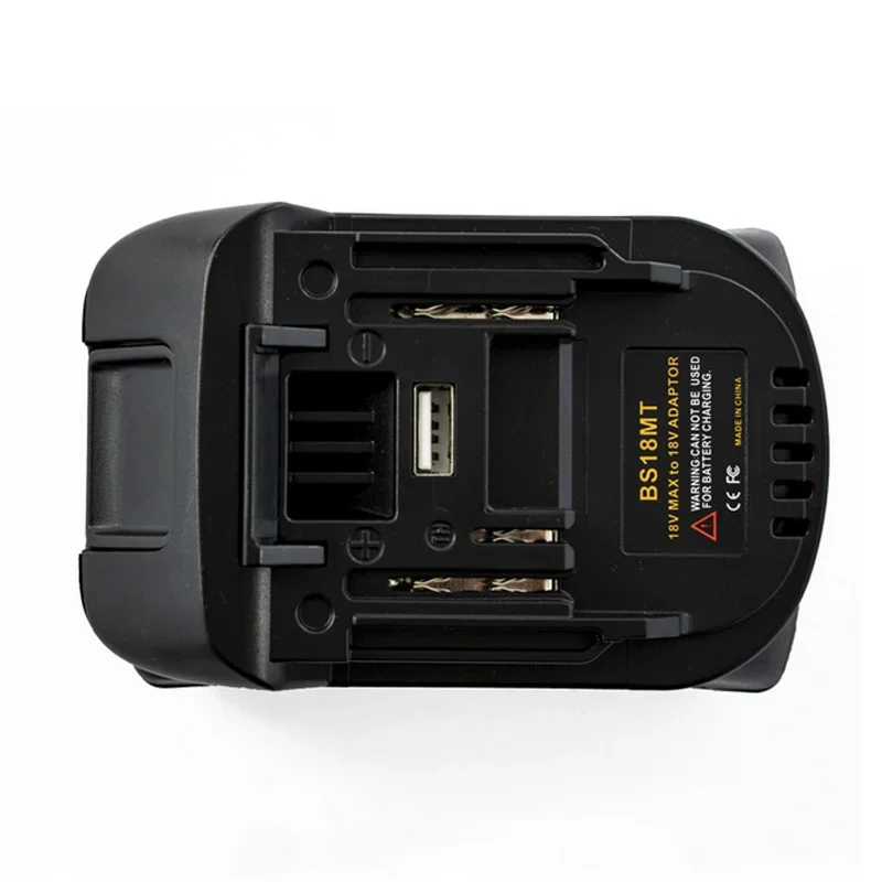 Akumulator konwerter USB BS18MT do akumulatorów Bosch 18V BAT619G/620 konwertuj na baterię litową Makita 18V BL 1860