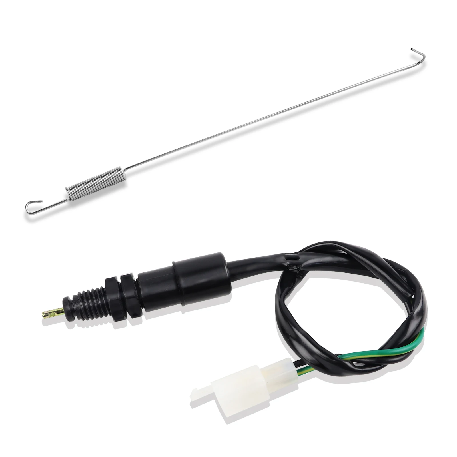 Interruptor universal de luz de freio traseiro, interruptor de luz de freio para honda kawasaki suzuki yamaha harley motocicleta bicicleta atv