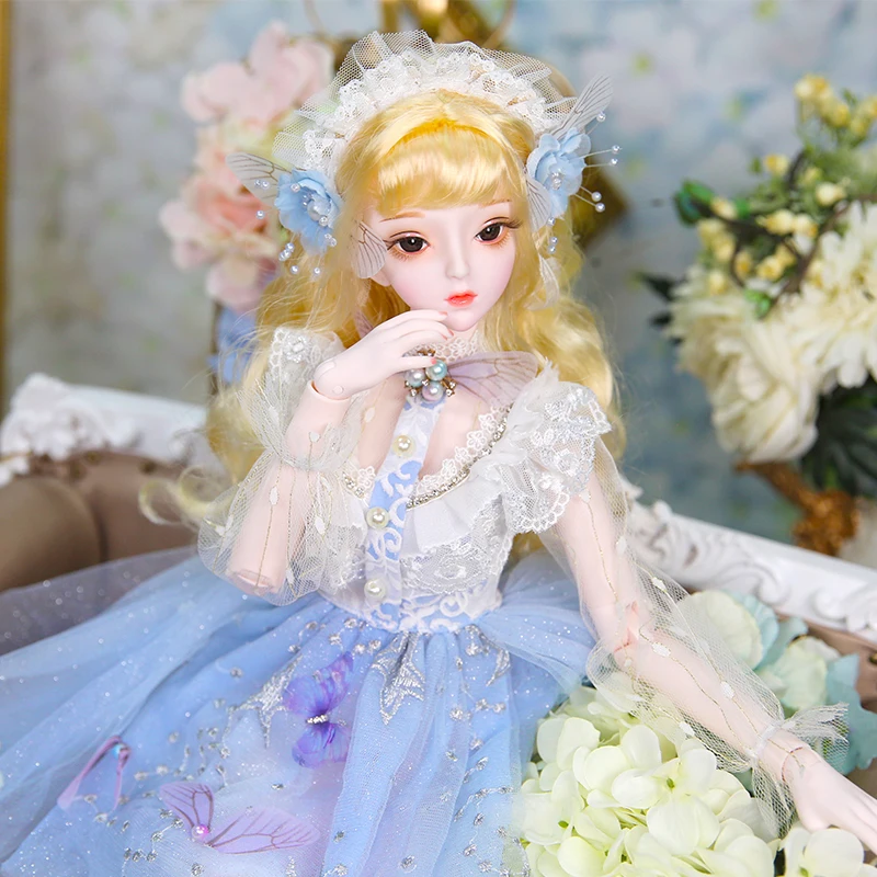 60cm Dream Fairy 1/3 BJD 26 Movable Joints Ball Jointed Doll Fantasy Collection Makeup BJD Dolls DIY Toy Dolls for Girls