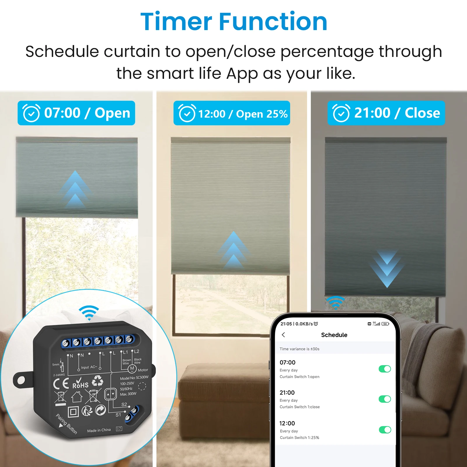 Tuya casa inteligente wi fi cortina interruptor módulo de relé para persianas janela persiana rolo app controle porcentagem google casa alexa