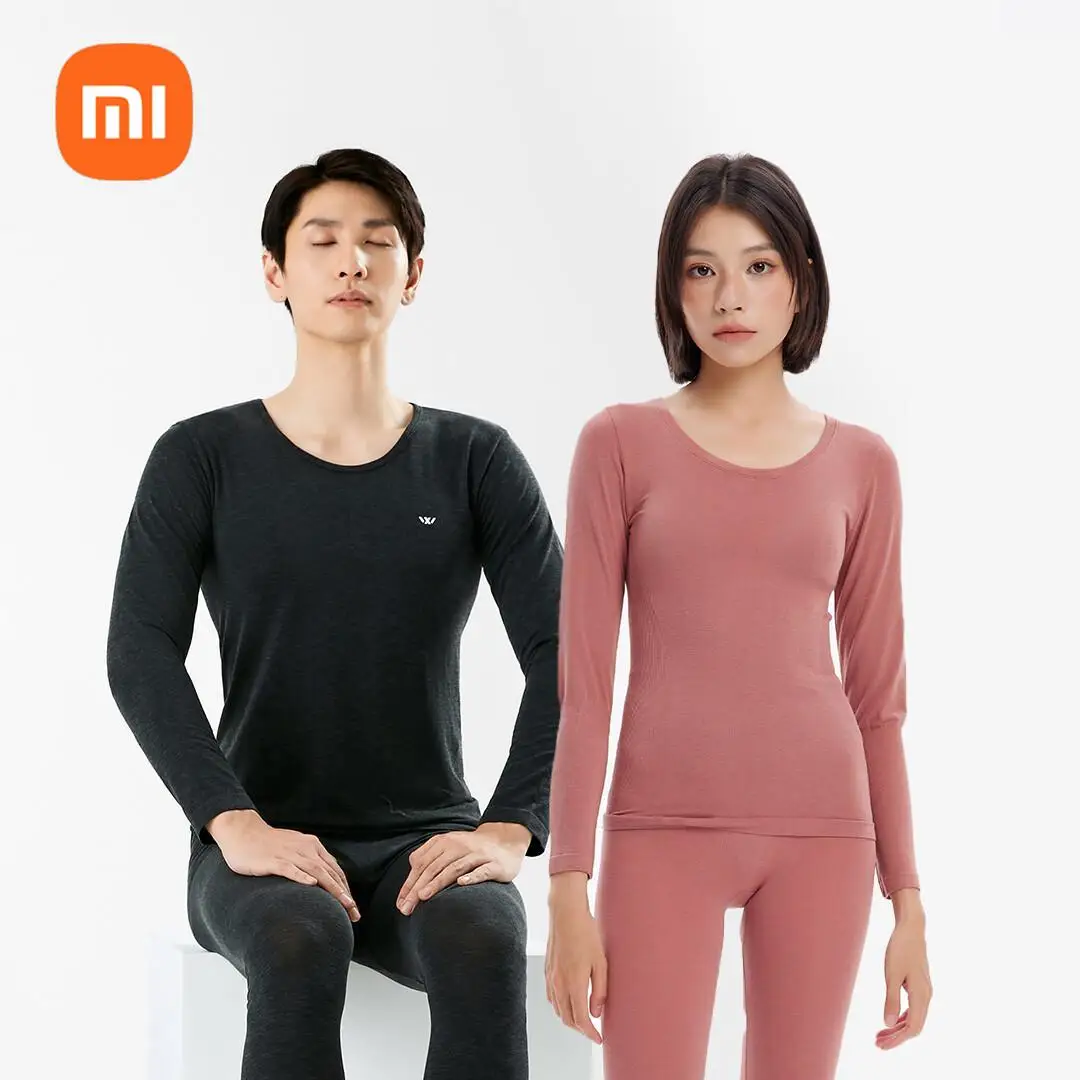 xiaomi mijia skin-friendly light soft corset thermal underwear for men and women long Johns autumn and winter base clothing