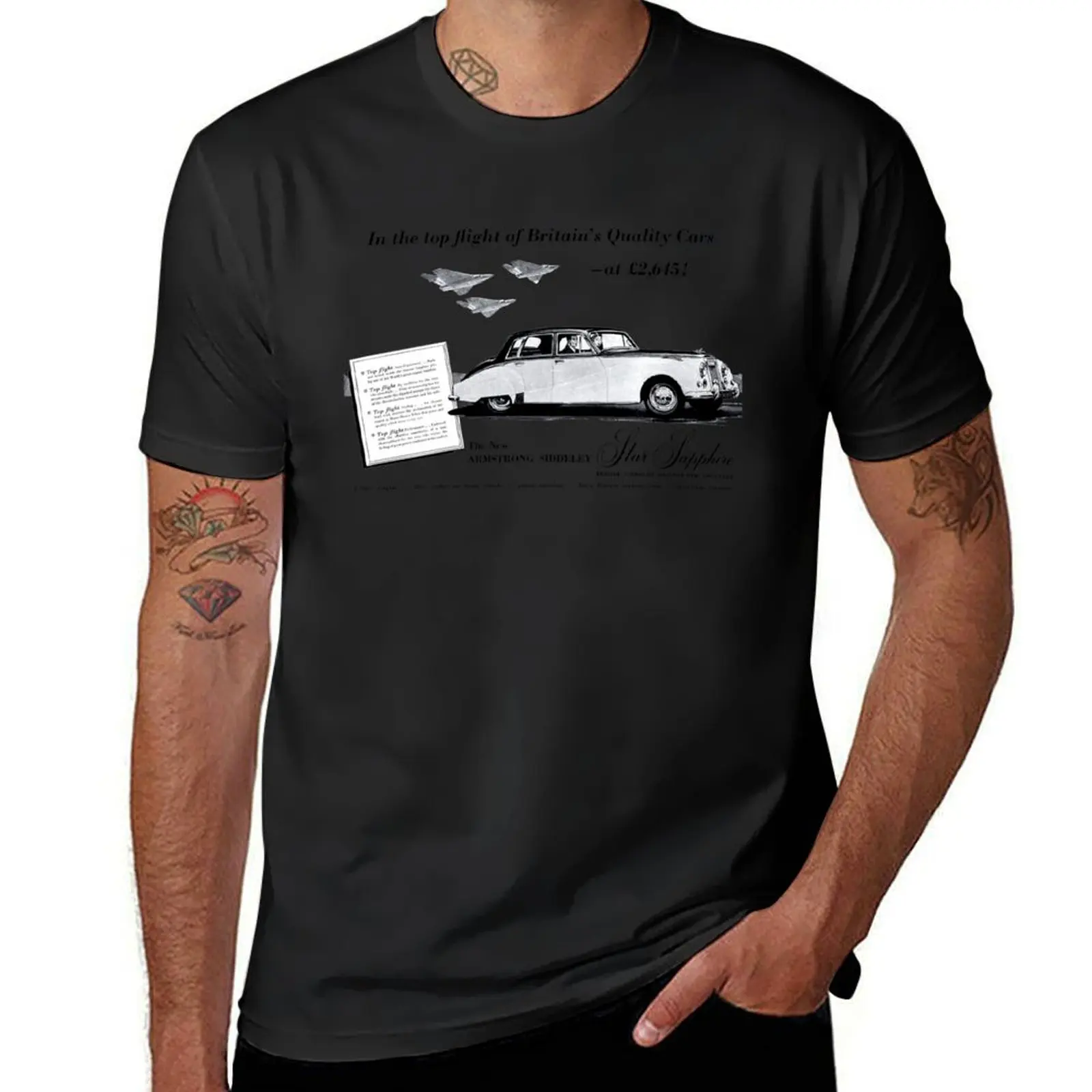 ARMSTRONG SIDDELEY STAR SAPPHIRE T-Shirt vintage customizeds blacks fitted t shirts for men