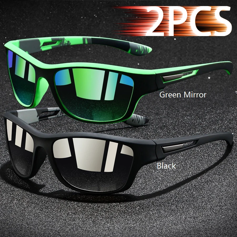 Modische Vintage-Sonnenbrille für Radfahren, Angeln und Sport - Unisex-Sonnenbrille für Laufen, Radfahren und Bergsteigen – Detail 13