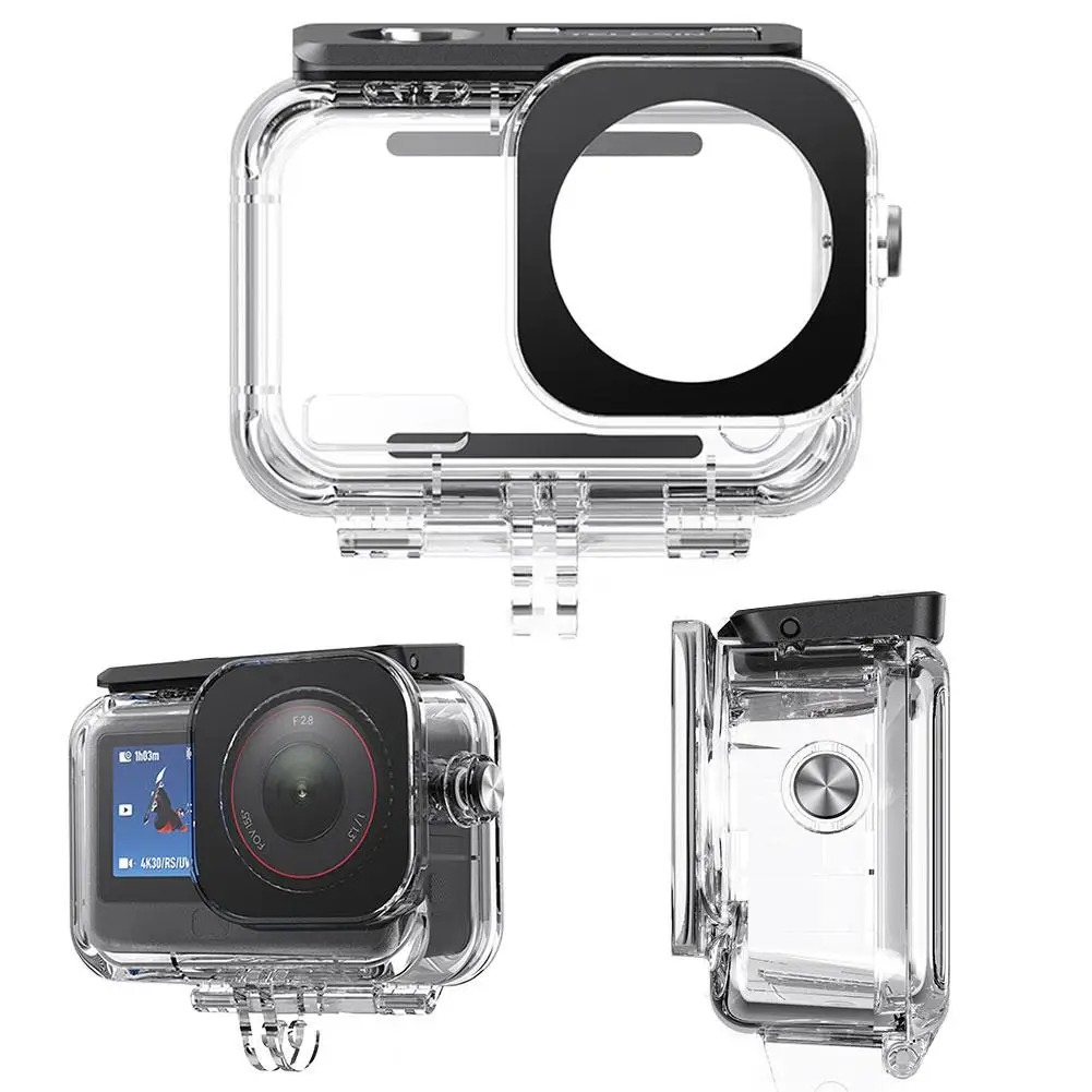 DJI 오즈모 액션 6용 방수 케이스, 수중 60M/45M 다이빙 하우징 커버 (다이브 필터 포함)
