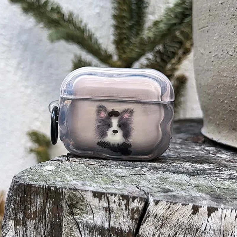 

Cute Cartoon Puppy Earphone Cover For Apple Airpods 4 3 2 Pro 3 Cover Silicone Headphone Cases For Airpods Pro 2 Protective Fund