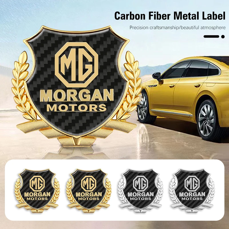 2 قطعة ثلاثية الأبعاد شعار معدني ملصق سيارة شارة الديكور الشارات لموريس المرآب MG MG3 MG5 MG6 MG7 GT GS هيكتور HS ZS ZX EZS EHS