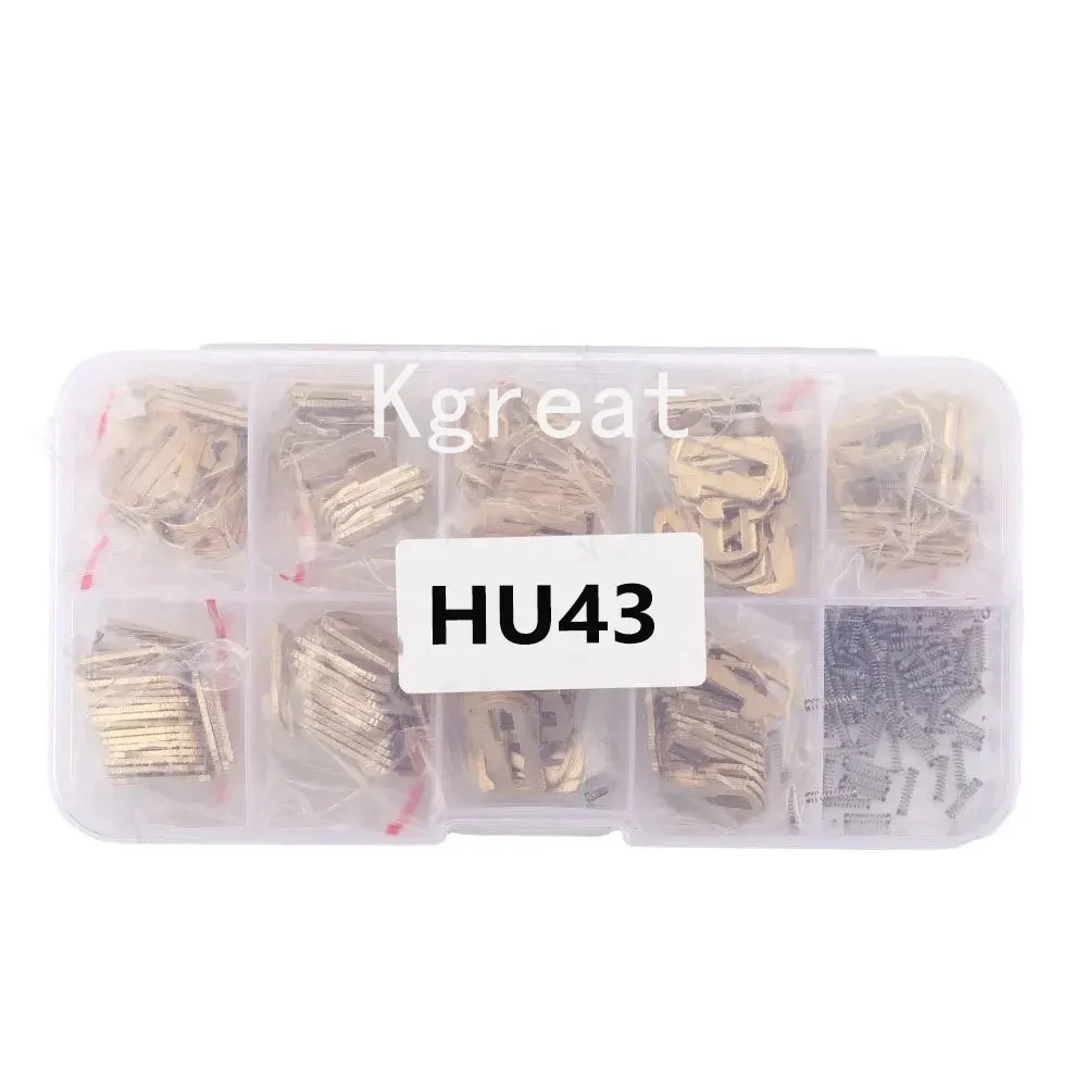 HU43 Car Lock Reed Locking Plate Lock Wafer for Opel Key Repair Kits Car Lock Repair Accessories 180pcs 9 Type Each 20