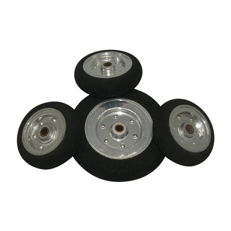 Train d'atterrissage galvanoplastie, roues Super légères D30-58mm pour avion RC, jouets de remplacement, accessoire d'avion, 2 pièces